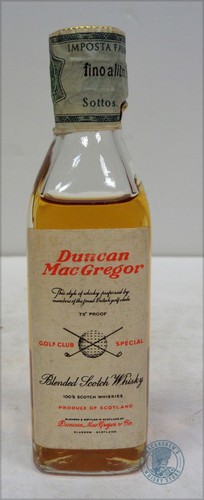 Miniature scotch whisky - miniature,