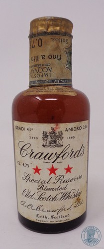 Miniature mignon scotch whisky - miniature/mignon,